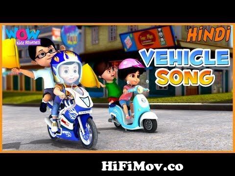 Vehicle Song Bike for Kids in Hindi | Nursery Rhymes for Children | Wow  Kidz Rhymes from bike racing cartoon hindi song videos mp4 Watch Video -  