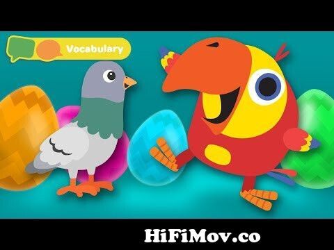 Learn First Words w Larry The Bird - Animal Sounds | Toddler Learning Video  Words | First University from lary toons Watch Video 
