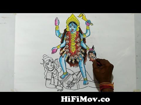 maa kali by artist Paltu Ghosh – Image, Painting | Mojarto-saigonsouth.com.vn