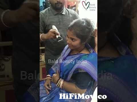 Indian Girl Headshave in Home || Hair Donation from indian garl in home hair  sampoing video 2015 Watch Video 