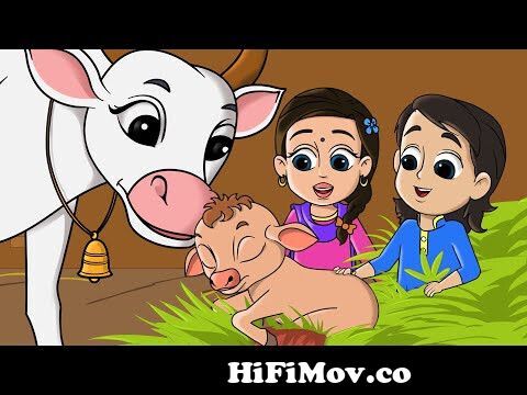 Meri Gaiya Aati Hai | Gaiya Meri | Hindi Rhymes Collection for Children |  from gayiya meri Watch Video 