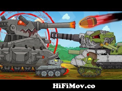 Flamethrower tank vs the devouring monster. Cartoons about tanks from  homeanimations en español Watch Video 