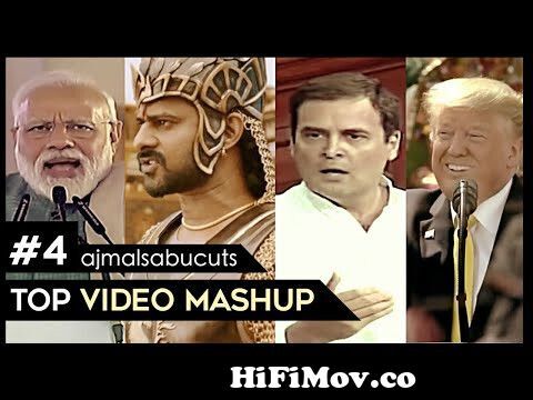 Top 4 Mashup Videos by ajmalsabucuts | Bahubali Silk | Naredndra Modi |  Rahul Gandhi | Donald Trump from modidance Watch Video 