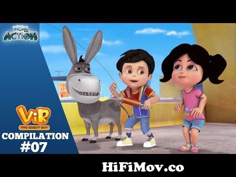 Vir The Robot Boy | Mini series | Compilation - 05 | 3D cartoon for kids |  WowKidz Action from vir the robu boy Watch Video 