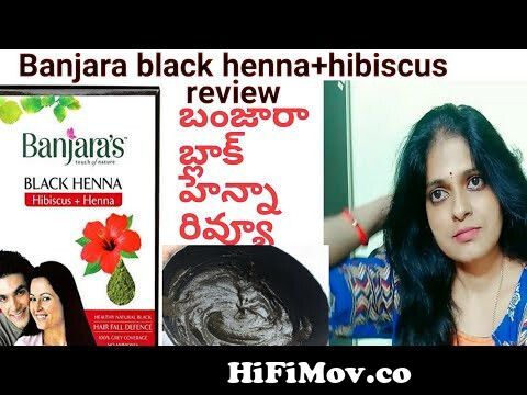 Banjara black henna review white hair to black hair in telugu,how to mix  Banjara black hennahibiscus from banjara s Watch Video 