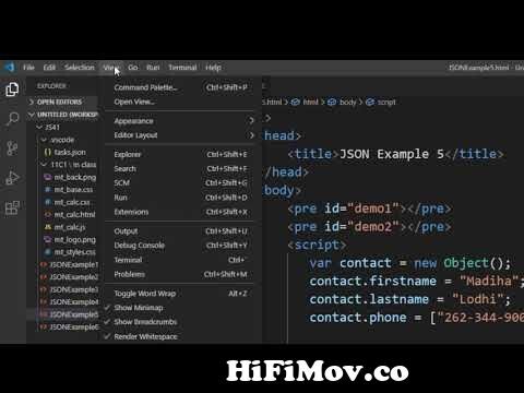 Microsoft Visual Studio Code - How to view HTML code in a browser from  browser preview in vscode Watch Video 