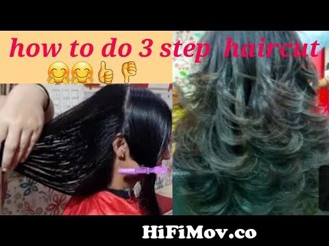 3 step haircut for medium hairs step by step from 3 step hair cut Watch  Video 