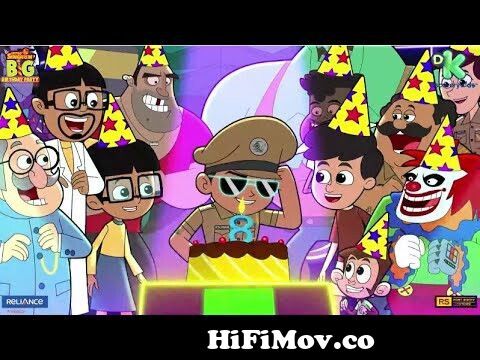 Little Singham Birthday Bash | Cake Cutting | Discovery Kids from bandbudh  aur budbak Watch Video 