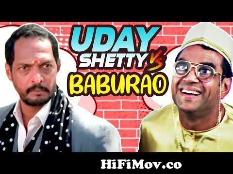 Best Of Comedy Scenes | Uday Shetty V S Baburao | Welcome - Phir Hera Pheri  - Paresh Rawal from funny scene Watch Video 