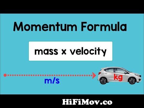 Momentum Formula | Physics Animation from momentum formula triangle Watch  Video 