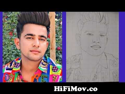How To Draw Punjabi Singer Jass Manak Sketch | Jass Manak Ka Sketch Banane  Ki Tips || Technical Art - YouTube