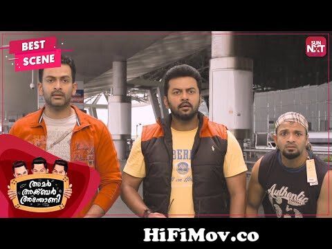 Prithviraj Pattaya plan flops | Amar Akbar Anthony | Malayalam | Indrajith  | Namitha | Sun NXT from malayalam movie scene Watch Video 