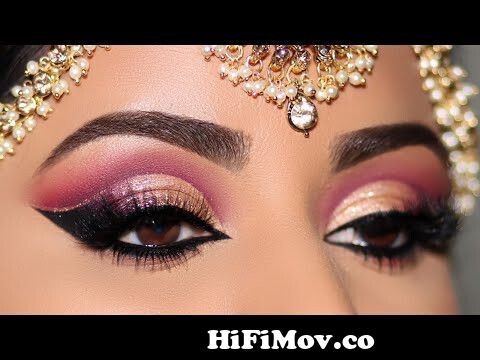 How to: STEP-BY-STEP INDIAN ASIAN BRIDAL EYE MAKEUP TUTORIAL from indian  mek up and hairstyle step 3gp video download Watch Video 