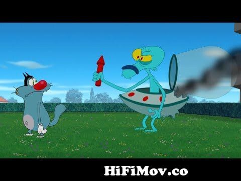 हिंदी Oggy and the Cockroaches 👽😳 NEW BUDDY 👽😳 Hindi Cartoons for Kids  from অগি ২ Watch Video 
