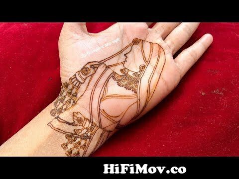 Premium Vector | Beautiful indian bride saree portrait hand drawn cartoon  sticker icon concept isolated illustration