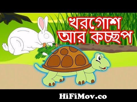 খরগোশ আর কচ্ছপ গল্প - Bangla Golpo গল্প | Bangla Cartoon | Rupkothar Golpo  রুপকথার গল্প from শেয়াল কচছব এর কাটুন Watch Video 