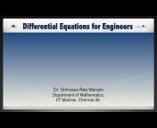 Differential equations for engineers