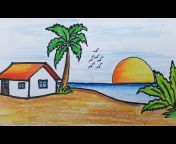 Scenery Drawing by Jalila