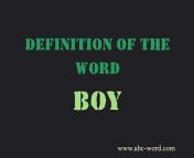 Word definition abc-word