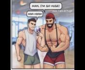 muscle growth comics