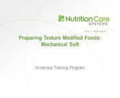 Nutrition Care Systems