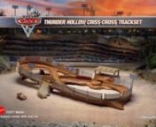 Disney Cars Thunder Hollow Criss Cross Track Set 1104651 TV Commercial 2017 from cars thunder hollow
