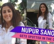 Nupur Sanon was all smiles amidst the shutterbugs as she was spotted in the city. The diva was seen adorning a white kurta with denim.