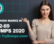 212-89 Dumps Pdf - https://trydumps.com/212-89-dumps-pdf-real-braindumps/nnGet 100% Real Eccouncil 212-89 Dumps PDF to Pass Your Certified Incident Handler Certification Exam with High Scores. Guaranteed Success with 212-89 Exam Dumps.nn100% Success with 212-89 Exam Dumps by TryDumpsnnEveryone dreams to get a high-profile position and become a successful professional. But you cannot get your dream position without working for it. This is why many IT professionals take certification exams to make
