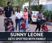 Sunny Leone was recently spotted with her kids and husband. The actress was seen wearing a white top and pair of blue denims and she absolutely nailed the look teamed up with a pair of sunglasses. Watch the video for more.