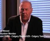 Cal Wenzel, President of Shane Homes, encourages everyone in the industry to visit http://votecalgary.ca and register their emails for regular updates leading into the crucial October 18 Municipal election.