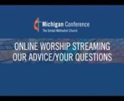 You&#39;re got questions about online Worship Streaming and we have answers! Join us for a conversation about technology recommendations for getting your church&#39;s stream produced from audio/visual/lighting equipment, editing software, copyright, and promoting your videos. Join Director of Communications Mark Doyal and Online Worship Specialist Andrew Stange as they dive into tools that they use to record events, edit events, and post them for the world to see.