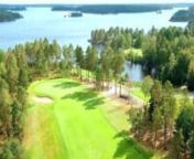 Sneak peak of a beautiful Etelä-Saimaa Golf course in Lappeenranta Finland.