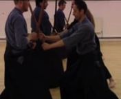 Maai (timing and distance) are learnt through the partner forms (kumitachi kata) and through sparring exercises with bokken (wooden swords) and fukuroshinai (leather covered bamboo swords). Full sparring is done using shinai and Kendo armour.