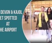Nysa Devgn and Kajol were recently spotted at the airport. The mother-daughter duo kept it extremely stylish. Nysa flaunted her washboard abs in a crop tee as Kajol donned a chic black and white dress.