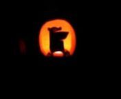 Goblin pumpkin, Halloween 2008 from homestar runner
