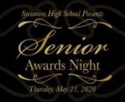 Sycamore High School | Senior Awards Night 2020 from inc opal