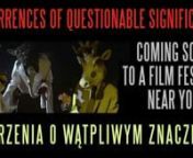 Occurrences of Questionable Significance • Zdarzenia o Wątpliwym ZnaczeniunBegebenheiten Fragwürdiger Signifikanz • Ocurrencias de Importancia CuestionablenOccurrences d&#39;Importance Discutable • Случаи Сомнительного ЗначенияnnPoland + Germany 2020 &#124; 9 min &#124; Fiction Animation &#124; Absurd Comedy &#124; fantasy language &#124; cinemascope &#124; color &#124; stereonna film by Dave Lojek &#124; contact: dave@apeiron-films.dennAvailable projection formats: MP4 H.264 in Full HD &#124; 2K DCP &#124; DVD &#124;
