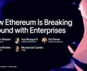 Featuring John Wolpert (ConsenSys), Aya Miyaguchi (Ethereum Foundation), Tas Dienes (Ethereum Foundation), Yorke Rhodes (Microsoft)nnModerated by Michael del Castillo (Forbes)nn7-8 May 2020 – The two-day Ethereal Virtual Summit agenda features 100+ ecosystem leaders and can&#39;t-miss talks on the most exciting trends in the blockchain space, from decentralized finance to Ethereum 2.0.nnWelcome to the decentralized futurenetherealsummit.comnn#EtherealVirtualn#EtherealSummit