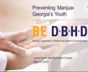 2020 NPW Preventing Illicit Drug Use & Youth Marijuana Use from npw