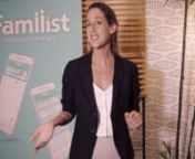 A Fundraising Video we made for Millie Indig, CEO at ‎Familist.