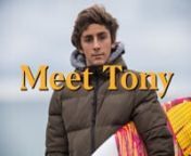 Meet Tony, the 15 years old big wave surfer from Portugal that almost lost his balls during foot surgery.nTony Laureano is the youngest Big Wave Surfer from Portugal. He started surfing when he was just 5 and grew up with a great influence of what was happening in Nazaré and all the Big Wave scene discovery in Portugal.nHis father, Ramon Laureano is himself a Big Wave legend and Nazaré pioneer, a professional Jet Ski rescuer and responsible for some of the most hardcore rescue operations eve
