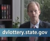 This video helps people entering the State Department&#39;s Diversity Visa Lottery spot, avoid and report scams.nn******************************nTranscript:nHi. I&#39;m Michael Waller, an attorney with the Federal Trade Commission. Every year, the US State Department has a diversity visa lottery. If you&#39;re from an eligible country and you meet the educational or work requirements, you can enter the lottery for a chance to apply for what&#39;s called lawful permanent resident status in the United States. It&#39;
