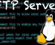 Linux - FTP Server Setup (vsftpd) from ftp server setup linux