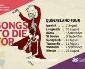 Cairns Performing Arts Centre. Tickets on sale now: https://bit.ly/30phTflnnIt’s no secret that opera has death nailed.nnAt the heart of some of opera’s greatest moments, you’ll find a knife, bullet or poison paired with some of the most sublime music ever written. For 400 years, death has inspired iconic composers and beclouded modern legends; Kurt Cobain, Amy Winehouse and Janis Joplin whose songs speak as passionately to us as the music of their operatic counterparts.nnSongs To Die For