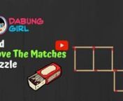 Hello friends, here is an interesting puzzle! Can you arrange the matches? nnIn this puzzle, you have to help Dabung Girl and Pinky to solve a riddle given by her father. Remove three matches in such a way to make a square box. Can you play with matches in a fun way?nKeep your eyes open while solving these puzzles.nn#riddles #paheliyan #puzzlennSubscribe for free!!! https://www.youtube.com/channel/UCYghZmur96nAKSHDpOa_LyQnnImage source: https://freepik.comnnSome more similar puzzles:nnMysterious
