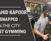 Shahid Kapoor was spotted leaving his gym recently. The actor looked sporty in a grey t-shirt with black track pants and sneakers. The actor also wore a pair of sunglasses. Shahid last starred in Kabir Singh which was a huge success being one of the highest-earning movies. He will next be seen in the Hindi remake of Jersey