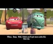 Cars Video Game Boostin with Fillmore Lightning McQueen Nitro Scene Disney Pixar Cars 2006. Fillmore Fuel Gas Lightning McQueen Nitro Boost.