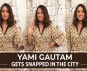 Yami gautam was spoted in the city recently. The Vicky Donor actress donned a wrap dress with patterns in different colours. She opted for a simple but dark eye and did some some subtle makeup. Yami has been subjected to a lot of trolling due to her fairness ad but also received a lot of love for her role in the movie Bala in which she co-starred with Ayushmann Khurrana