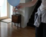 Our little balloon-powered hovercraft