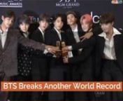 BTS Breaks Another World Record On Oct 23, the Guinness World Records organization took to Twitter to announce that BTS has broken yet another world record. Guinness World Records, via Twitter The K-pop boy band garnered one million followers on TikTok in only three hours and 31 minutes. According to TikTok, BTS went on to accumulate a total of three million fans in just under three days on the platform. Their song, “Boy With Luv,” previously broke the record for the most-viewed YouTube vide